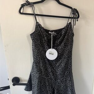 Princess Polly Black and White Mini Dress